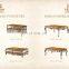 Luxury home furniture antique european style classic leather living room sofa set