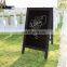 Low Price Wind Resistant Solid Wood Frame Chalk Board Stand