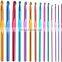 Multicolor Aluminum Crochet Hooks Knitting Needles