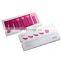 Slide open 6 pcs pack paper card lining cosmetic lip makeup batch paper package gift set packaging box for lipstick tube