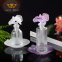 NEW ARRIVAL Handmade Design Crystal Purple Flower Shape 100ml Perfume Bottle