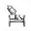 Steam Control Double Acting 1/2 inch SS Flanged Pneumatic Actuator Angle Seat Valve