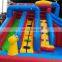 Colorful rainbow giant inflatable water slide for sale,inflatable stair slide,inflatable dry slide