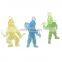 Professional injection mold mould for ninja image toy with sword translucent plastic toy man educational toys for children