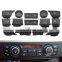 Car Dashboard Air Conditioning AC Button Rotary Knob Cap Repair Kit For BMW 1 3 X1 X3 E81 E82 E87 E88 E90 E91 E92 E93 E84 F25