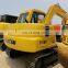 Used Japan original Komatsu PC60 mini crawler excavator, Komatsu 6 ton digger with blade price low on sale