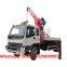 Isuzu Brand 4*2 LHD FVR 6.3T telescopic crane boom mounted on truck for sale