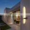 Linear Black and White Aluminum Wall Lamp Hotel Room Wall Light Garden Decoration Outdoor Waterproof Wall Lighting
