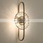 2022 new style modern High Quality crystal Glass Tube lamp shade LED indoor Wall Lamp for home decoration