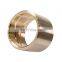 TEHCO CNC Machining Casting Bronze Bear Bushing Made of CuZN25Al5Mn4Fe3 Copper Alloy with Oil Grooves for Crane Electromotor.