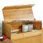 Bathroom Bamboo Storage Box Rack With Drawer 100% Natural Bamboo Storage Box