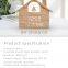 Creative House Shaped Christmas Decorative LED Digital Clock Temperature Humidity Display Night Light Desk & Table Clock  Spring