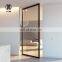 8 mm glass aluminum bathroom restroom door entry hidden hinge pivot door with frame frosted glass french aluminum door hotel