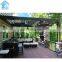 Chinese Style Aluminum Pergola Louvre Roof Metal Pergolas