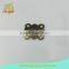 small bicolor butterfly shape quadripuntal metal 180 degree concealed hinge