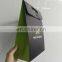 Stand-alone custom print logo paper kraft packing bag with die cut handle glass bottle paper packaging box for dress