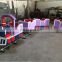 Kids amusement park electric ride on mini train with track for sale
