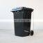 Manufacturer Outdoor 240L Quality Garbage Trash Can Plastic Wheelie Waste Bin Commercial Big Size 240lt Dust Bin Free Printing