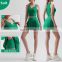 Newly 2 In 1 Pleated Tennis Skirt Quick Drying Sports Skirts Shorts With Side Pockets