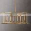 Hengzhi Modern Luxury Bar Design Hanging Lamps ARCACHON LED ROUND TWO-TIER CHANDELIER 60