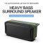 X2 Waterproof Bluetooth-compatible Speaker FM Radio Portable Wireless Speaker Bass Stereo Microphone Loudspeaker USB
