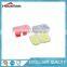 2 sections Silicone Lunch Box Container fodable picnic lunch box