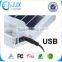 12V 3W Solar LED Tube with USB base with 250-300 lm