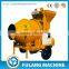 JZC350 mobile concrete mixing batching plant