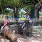 Life-size automatic walking animatronic dinosaur for ride