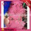 Hot sale pink color 11cm applique lace flower for dress decorations