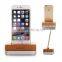 Real Wood Desk Holder Table Stand for iPhone 6
