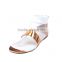 Trendy Ladies Jelly Rubber/PU Sandals Flat Fancy Women shoes Summer sandals                        
                                                Quality Choice