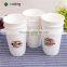 Disposable double WALL PE coated coffee cup with lid and sleeve