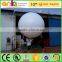 Yellow inflatable sphere helium balloon with logo