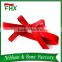 Luster Style Satin Material elastic ribbon pre-made bow for cocolate gift promotional packing