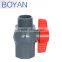 China supplier plastic pvc octagonal female and male ball valve