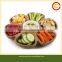 Custom Core Natural Bamboo Revolving Serving Platter