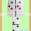 Double 6 colorful domino pack in tin box
