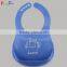 Soft Plastic Water Proof Baby Bib For Infants Food-Catcher Style Plastic Bib With Adjustable Neckband