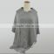 Fashion style women sweater as knitting poncho for ladies