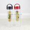 tritan water bottle with fruit infuser,fruit infuser water bottle ,fruit infuser glass water bottle