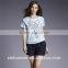 Tee Shirts Print Fashion Shirts for Women Custom T Shirt Printing Clothes Factory