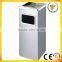 painting metal classical fashion open side lobby floor trash bin