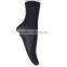 2288 15 year professional manufacturer Double Weave lady black silk socks