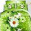 3d/5d bedsheet microfiber bedding set with duvet cover&pillowcase 80gsm-flower5