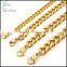 New Charm Gold Stainless Steel Mens Curb Cuban Necklace Bracelet