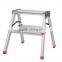 Aluminium en131 tool stool scaffold work platform multipurpose household steel step extension telescopic folding ladder