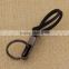 Wholesale high quality black leather keychain/blank key chain leather for sale
