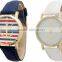 2015Wholesale cheap Classic color leather strap Stripe anchor dial Mechanical Vogue watch in Stock!