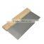 120mmSquare Scrapre with wooden handle, carbon steel normal polished blade